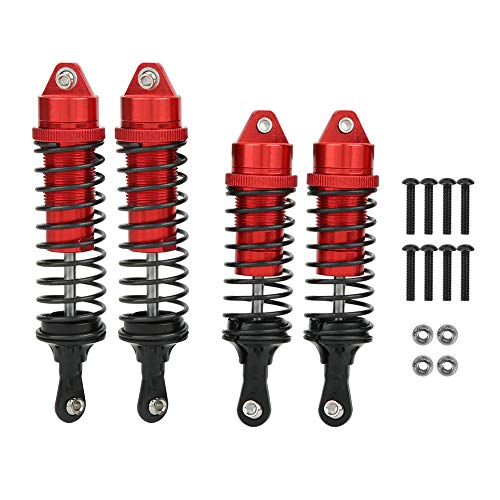 RC Auto Stoßdämpfer Aluminiumlegierung Metall Federbeine Stoßdämpfer Satz für 1/10 Traxxas Slash RC Auto Ersatzteil Blau Rot Hellbraun 4 Stück RC Auto Stoßdämpfer Aluminiumlegierung Metall Federbeine Stoßdämpfer Satz für 1/10 Traxxas Slash RC Auto Ersatzteil Blau Rot Hellbraun 4 Stück von NutriEss