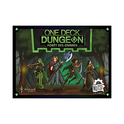 Nuts Publishing One Deck Dungeon: Forêt des Ombres - Kartenspiel, Fantasy/Abenteuer, 144+ Jahre, 4 Spieler, 2022 von Nuts Publishing