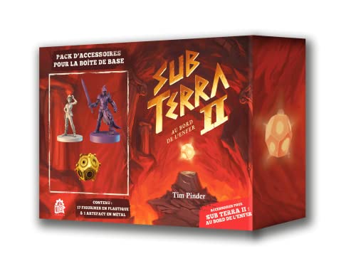 Sub Terra 2 (Set mit Figuren des Basisspiels) – Gesellschaftsspiel – französische Version von Nuts! Publishing