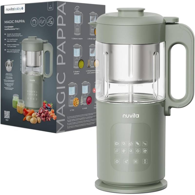 Nuvita Chef  Cuocipappa multifunzione 7 in 1 Magic Pappa con Ricettario von Nuvita