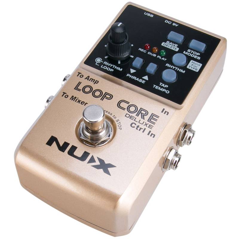 NUX Loop Core Deluxe Bundle incl. Footswitch Effektgerät E-Gitarre von Nux