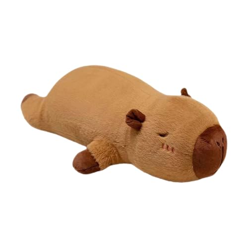 Nuyhadds Capybara-Schlafkissen – Capybara-Streifen, Weiches, Süßes Cartoon-Kissen, Capybara-Körperkissen | Capybara Pose Gestreiftes Kissen Für Kinder, Und Mädchen Nuyhadds Capybara-Schlafkissen – Capybara-Streifen, Weiches, Süßes Cartoon-Kissen, Capybara-Körperkissen | Capybara Pose Gestreiftes Kissen Für Kinder, Und Mädchen von Nuyhadds