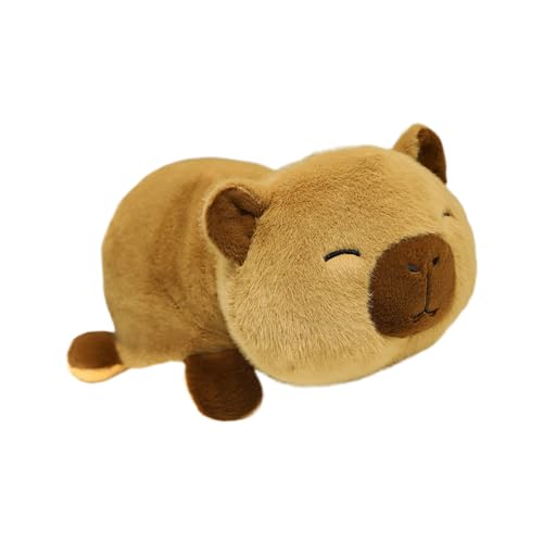 Nuyhadds Gefüllte Capybara Spielzeug - Huggable Animal Doll, Weiches Plüschkissen | Gemütliche -Wurfkissen, Schlafender Kumpel Plüsch, Entzückende Bettcouch Für Kinder Mädchen Teenager Männer Er Nuyhadds Gefüllte Capybara Spielzeug - Huggable Animal Doll, Weiches Plüschkissen | Gemütliche -Wurfkissen, Schlafender Kumpel Plüsch, Entzückende Bettcouch Für Kinder Mädchen Teenager Männer Er von Nuyhadds