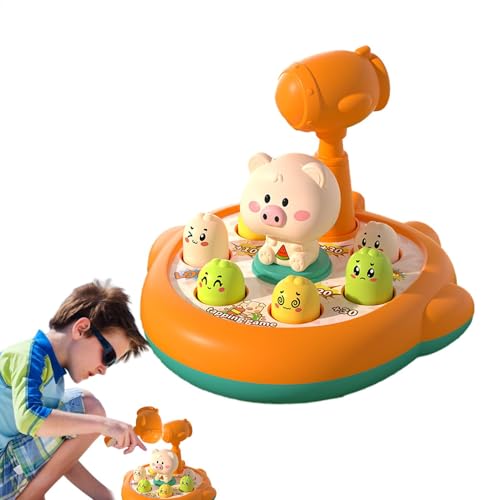 Nuyhadds Hämmerndes Hämmerspielzeug, Hämmerspiel für Kinder - Interaktives Tierspiel - Lernspielzeug für die frühe Entwicklung, unterhaltsame Aktivitäten zur Feinmotorik für Kinder Nuyhadds Hämmerndes Hämmerspielzeug, Hämmerspiel für Kinder - Interaktives Tierspiel - Lernspielzeug für die frühe Entwicklung, unterhaltsame Aktivitäten zur Feinmotorik für Kinder von Nuyhadds