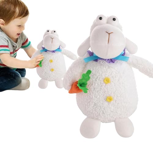 Nuyhadds Hasengefüllter Tier, Osterhasen Plüsch,Süße Kaninchenschafs -Puppe Plüschspielzeug mit Ei oder Karotte - Festliche Party -Gefälligkeiten, kuschelige Plüsch -Spielzeugkissen für Wohnkultur, Nuyhadds Hasengefüllter Tier, Osterhasen Plüsch,Süße Kaninchenschafs -Puppe Plüschspielzeug mit Ei oder Karotte - Festliche Party -Gefälligkeiten, kuschelige Plüsch -Spielzeugkissen für Wohnkultur, von Nuyhadds