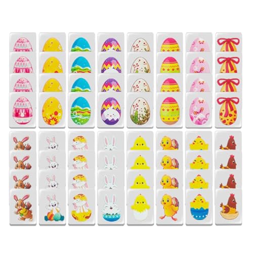 Nuyhadds Mahjong Spielbausteine,Reise Mahjong Steine Tragbares Set | 1 Set Steine für Familie und Party Erwachsene Kinder und Mädchen Geburtstag Ostern Halloween Zuhause Picknick Reisen Nuyhadds Mahjong Spielbausteine,Reise Mahjong Steine Tragbares Set | 1 Set Steine für Familie und Party Erwachsene Kinder und Mädchen Geburtstag Ostern Halloween Zuhause Picknick Reisen von Nuyhadds