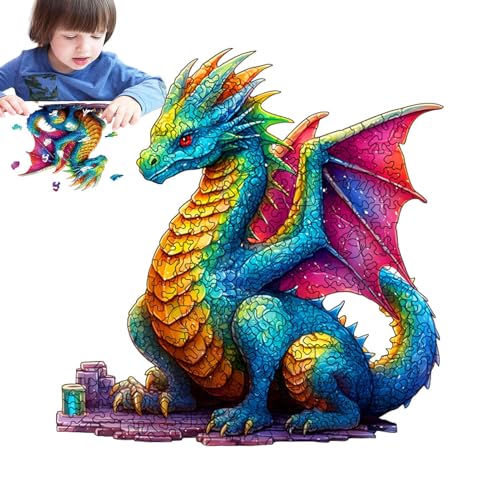Nuyhadds -Puzzle Für Erwachsene - Holzpuzzle Drache Für Kinder - Erwachsene Lernspiel Lustiges Familien-Abend-Heimdekoration Nuyhadds -Puzzle Für Erwachsene - Holzpuzzle Drache Für Kinder - Erwachsene Lernspiel Lustiges Familien-Abend-Heimdekoration von Nuyhadds