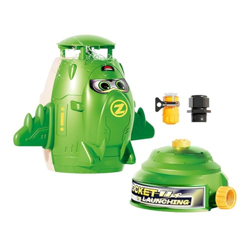 Nuyhadds Raketensprinkler für Kinder, Garten Rasenspielzeug | Nette 360 ° rotierende Hofsprinkler | Spannende Kinderspiele im Freien für den Backyard Lawn Park Nuyhadds Raketensprinkler für Kinder, Garten Rasenspielzeug | Nette 360 ° rotierende Hofsprinkler | Spannende Kinderspiele im Freien für den Backyard Lawn Park von Nuyhadds