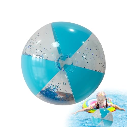 Nuyhadds Strandbälle – aufblasbare Kugel transparent mit Glitzer | wiederverwendbar für Wasserspiele Dekoration Geburtstag Hochzeit Sommer Kinder Erwachsene Nuyhadds Strandbälle – aufblasbare Kugel transparent mit Glitzer | wiederverwendbar für Wasserspiele Dekoration Geburtstag Hochzeit Sommer Kinder Erwachsene von Nuyhadds