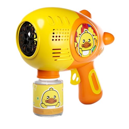 Bubble Machine, Yellow Duck Electric Bubbles Machine, Interactive Outdoor Toy, Summer Activity for Preschool, Park, Picnic, Backyard, Birthday, Celebration, 6.1x3.3x6.7 Inches von Nuyhgtr