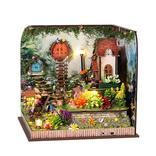 Buch -Nook -Kit, handgefertigtes Miniaturhausgebäude -Kit, kreatives Tischdekor für Erwachsene, Teenager, Häuser, Bücherregalausstellung, Schlafzimmer, dekoratives Zubehör für Kollektive, Sammler -Min Buch -Nook -Kit, handgefertigtes Miniaturhausgebäude -Kit, kreatives Tischdekor für Erwachsene, Teenager, Häuser, Bücherregalausstellung, Schlafzimmer, dekoratives Zubehör für Kollektive, Sammler -Min von Nuyhgtr