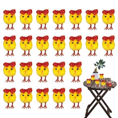 Easter Chicks, Small Plush Stuffed Animal Set, 24-Piece Soft Chick Decorations for Easter Décor, for Loved and Good for Home and Offices Easter Chicks, Small Plush Stuffed Animal Set, 24-Piece Soft Chick Decorations for Easter Décor, for Loved and Good for Home and Offices von Nuyhgtr