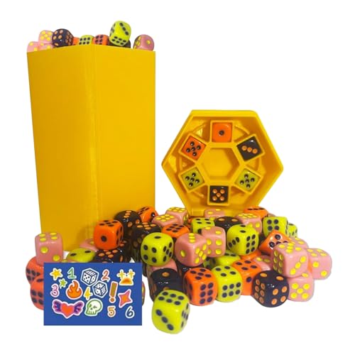 Fast Paced Dice Game, Multiple Player Desk Toy, Strategic Interactive Play, Compact Game Design, Fun Party Activity for Beach, Team Building, Dorm, Travel, Classroom, Road Trip, 1.97x1.97x3.94 inches Fast Paced Dice Game, Multiple Player Desk Toy, Strategic Interactive Play, Compact Game Design, Fun Party Activity for Beach, Team Building, Dorm, Travel, Classroom, Road Trip, 1.97x1.97x3.94 inches von Nuyhgtr