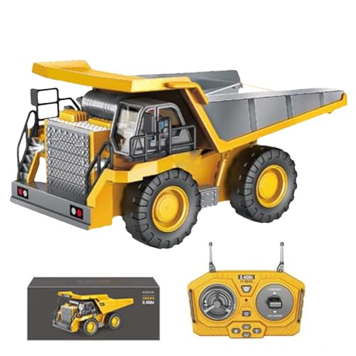 Ferngesteuerter Muldenkipper,Ferngesteuerter Muldenkipper - Baufahrzeug-LKW-Spielzeug für Kinder ab 6 Jahren - Batteriebetriebene RC-Konstruktionsspielzeugfahrzeuge mit Licht/Geräuschen zum Spielen im Ferngesteuerter Muldenkipper,Ferngesteuerter Muldenkipper - Baufahrzeug-LKW-Spielzeug für Kinder ab 6 Jahren - Batteriebetriebene RC-Konstruktionsspielzeugfahrzeuge mit Licht/Geräuschen zum Spielen im von Nuyhgtr