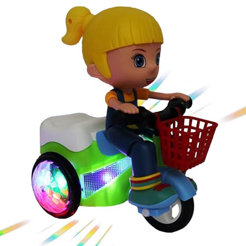 Kids Car Toy, Electric Tricycle Toys Vehicle, 360 Degree Rotating Music Game, Cool Lights and Dynamic Sound, Good for Preschool Home School Travel Playtime Use, ABS Material Kids Car Toy, Electric Tricycle Toys Vehicle, 360 Degree Rotating Music Game, Cool Lights and Dynamic Sound, Good for Preschool Home School Travel Playtime Use, ABS Material von Nuyhgtr