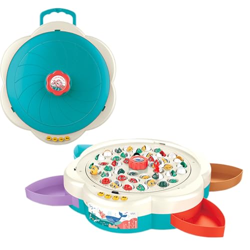 Magnetic Fishing Game for Kids, Musical Learning Toy Set, Colorful Catch and Release Play, Magnet Rods & Floating Fish, Parent Child Activity, Excellent for Young Boys Girls Ages 4–6 Magnetic Fishing Game for Kids, Musical Learning Toy Set, Colorful Catch and Release Play, Magnet Rods & Floating Fish, Parent Child Activity, Excellent for Young Boys Girls Ages 4–6 von Nuyhgtr
