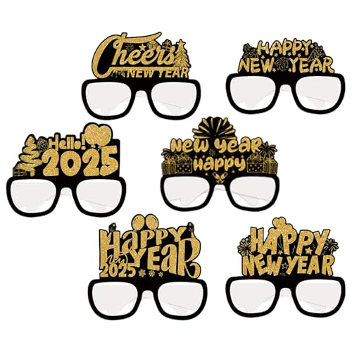 New Year Glasses, Funny Glasses 2025, Year Party Props, 2025 Decorative Glasses, Holiday Glasses Eyewear, Festive Party Glasses for Photo Props, Happy New Year Decorations New Year Glasses, Funny Glasses 2025, Year Party Props, 2025 Decorative Glasses, Holiday Glasses Eyewear, Festive Party Glasses for Photo Props, Happy New Year Decorations von Nuyhgtr