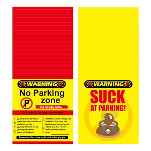 Nuyhgtr Bad Parking Cards, 50 Stück Lustige Parkkarte, Einfach zu Bedienen Lustige Fahrzeugnotizen, Humorvoller Schulbedarf für Männer, Frauen, Familie, Freunde, 8,9 x 8,9 cm, Gelb Nuyhgtr Bad Parking Cards, 50 Stück Lustige Parkkarte, Einfach zu Bedienen Lustige Fahrzeugnotizen, Humorvoller Schulbedarf für Männer, Frauen, Familie, Freunde, 8,9 x 8,9 cm, Gelb von Nuyhgtr