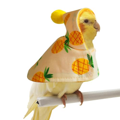 Nuyhgtr Cute Bird Cloak Costume, Soft Warm Clothes for Pet Parrots, Cozy Bird Apparel for Cockatiels, Conures, and Small Animals, Comfortable Fit with Lightweight Design, 13x12cm Nuyhgtr Cute Bird Cloak Costume, Soft Warm Clothes for Pet Parrots, Cozy Bird Apparel for Cockatiels, Conures, and Small Animals, Comfortable Fit with Lightweight Design, 13x12cm von Nuyhgtr