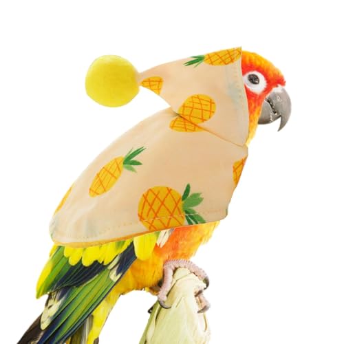 Nuyhgtr Cute Bird Cloak Costume, Soft Warm Clothes for Pet Parrots, Cozy Bird Apparel for Cockatiels, Conures, and Small Animals, Comfortable Fit with Lightweight Design, 13x12cm Nuyhgtr Cute Bird Cloak Costume, Soft Warm Clothes for Pet Parrots, Cozy Bird Apparel for Cockatiels, Conures, and Small Animals, Comfortable Fit with Lightweight Design, 13x12cm von Nuyhgtr
