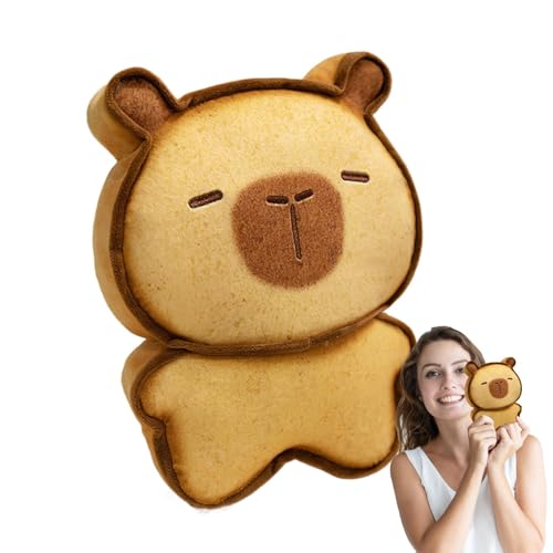 Nuyhgtr Cute Capybara Plush, Toast Capybara Stuffed Animal Plush Toys, Soft Huggable Companion Doll, Cuddly Snuggling, Home Decoration, for Kids and Adults von Nuyhgtr