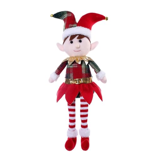 Nuyhgtr Elfenpuppen für Weihnachten, Sammlerstück, Feiertagsdekor-Figuren, langbeinige , Weihnachts-Schreibtischdekoration, Sammlerstück, Weihnachtsspielzeug, Weihnachtsgeschenke Nuyhgtr Elfenpuppen für Weihnachten, Sammlerstück, Feiertagsdekor-Figuren, langbeinige , Weihnachts-Schreibtischdekoration, Sammlerstück, Weihnachtsspielzeug, Weihnachtsgeschenke von Nuyhgtr