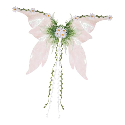 Nuyhgtr Fairy Wings, Woman Costume, Colorful Transparent Butterfly Wings Straps, Lightweight Party Cosplay Accessories for Halloween Pride Festival Christmas Garden Events, 70x48cm Nuyhgtr Fairy Wings, Woman Costume, Colorful Transparent Butterfly Wings Straps, Lightweight Party Cosplay Accessories for Halloween Pride Festival Christmas Garden Events, 70x48cm von Nuyhgtr