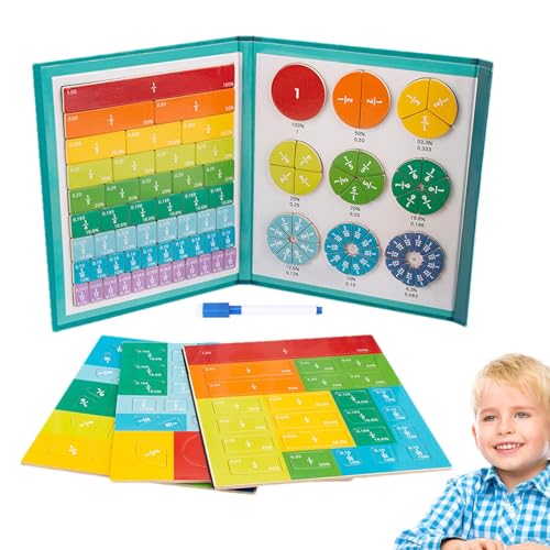 Nuyhgtr Magnetische Bruchsteine, Fraktionslernressource, Mathematik manipulativ für Brüche, interaktives Mathematikspiel, magnetischer Mathematikzähler, bunte Bruchlehrhilfen, Bruchfliesen für den Nuyhgtr Magnetische Bruchsteine, Fraktionslernressource, Mathematik manipulativ für Brüche, interaktives Mathematikspiel, magnetischer Mathematikzähler, bunte Bruchlehrhilfen, Bruchfliesen für den von Nuyhgtr