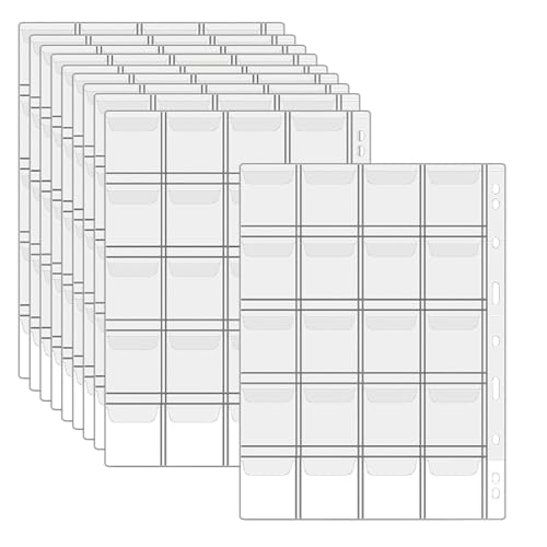 Nuyhgtr Münzbücher für Sammler | Währungssammlungsbuch,Transparentes Münzsammelalbum, Papiergeld-Sammelalbum, Neujahrsgeschenk, tragbar von Nuyhgtr