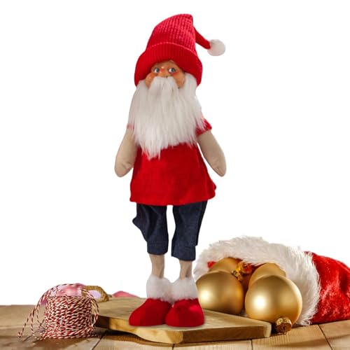 Nuyhgtr Plüsch Stehpuppe , Stoffpuppe Feiertagsdekoration, Lebendige Plüschregal-Dekoration, Lebendiges Aussehen, Plüsch-Dekoration für Regale, Tisch, gestuftes Tablett, Schreibtisch, Schrank und von Nuyhgtr