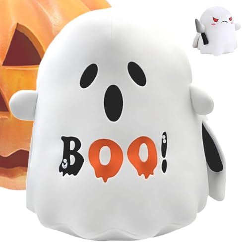 Nuyhgtr Reversible Ghost Plush, Cute Sensory Stuffed Toy, Halloween, Mood-Changing Decor Companion, Ideal for Sofa, Car, Bedside, Desktop, Home Display to Your Boys and Girls, 15.75 Inches von Nuyhgtr