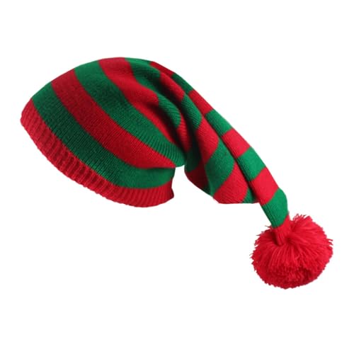 Nuyhgtr Strickmütze, Weihnachtsstrickmütze, elastische Weihnachtsmütze, bequeme Wintermütze, bunte Weihnachtsmütze, Urlaubsmütze, bunte elastische Strickmützen für Weihnachtsfeiern Nuyhgtr Strickmütze, Weihnachtsstrickmütze, elastische Weihnachtsmütze, bequeme Wintermütze, bunte Weihnachtsmütze, Urlaubsmütze, bunte elastische Strickmützen für Weihnachtsfeiern von Nuyhgtr