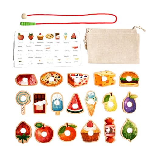 Nuyhgtr Threading and Stringing Toys, Educational Sorting Game, Fine Motor Skill Activity Set, Learning Toy for Preschoolers, Kids, Home or Classroom Use, 9.65x7.09x1.57 inches Nuyhgtr Threading and Stringing Toys, Educational Sorting Game, Fine Motor Skill Activity Set, Learning Toy for Preschoolers, Kids, Home or Classroom Use, 9.65x7.09x1.57 inches von Nuyhgtr
