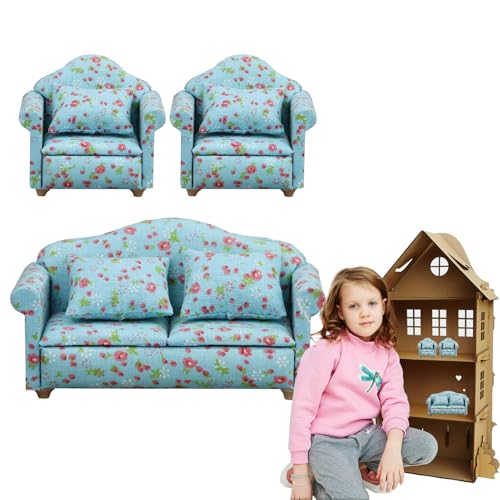 Puppenhaus-Couch, Miniatur-Sofa, moderne Puppenhaus-Möbel, winziges Möbelzubehör, 1/12 Maßstab Couch, Puppenhäuser Wohnzimmermöbel, Miniatur-Wohnzimmer-Sofa Puppenhaus-Couch, Miniatur-Sofa, moderne Puppenhaus-Möbel, winziges Möbelzubehör, 1/12 Maßstab Couch, Puppenhäuser Wohnzimmermöbel, Miniatur-Wohnzimmer-Sofa von Nuyhgtr