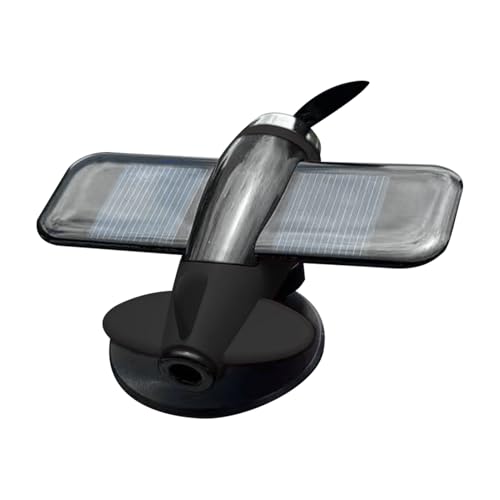 Solarbetriebenes Flugzeug, rotierendes Flugzeugmodell, Sonnenbetriebene Auto-Dekoration, Armaturenbrett-Zubehör, Innenausstattung für Fahrzeug, Armaturenbrett-Ornament, 8,9 x 7,5 x 4,6 cm Solarbetriebenes Flugzeug, rotierendes Flugzeugmodell, Sonnenbetriebene Auto-Dekoration, Armaturenbrett-Zubehör, Innenausstattung für Fahrzeug, Armaturenbrett-Ornament, 8,9 x 7,5 x 4,6 cm von Nuyhgtr