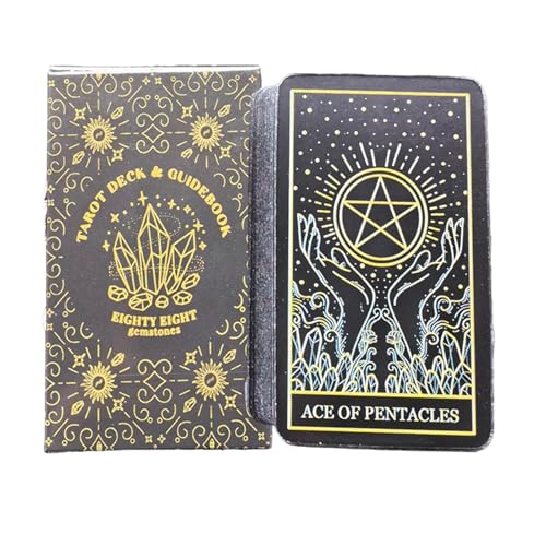 Tarotkarten, 78 Karten Orakeldeck, Paws Tarot Kingdom Tarot Tarot Eighty, detaillierte Bilder, Wahrsagungswerkzeuge, Tarotspiel für Brettunterhaltung und Einblick, 7,2 x 10,3 cm von Nuyhgtr