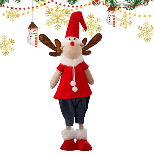 Weihnachtspuppe Plüsch Stehpuppe Lange Beine Plüschpuppe Lebendige Feiertagsdekoration Gefüllte Gestufte Tablett Dekoration Tisch Plüsch für Schrank Sofa Regale Tisch Tier Tier Weihnachtspuppe Plüsch Stehpuppe Lange Beine Plüschpuppe Lebendige Feiertagsdekoration Gefüllte Gestufte Tablett Dekoration Tisch Plüsch für Schrank Sofa Regale Tisch Tier Tier von Nuyhgtr