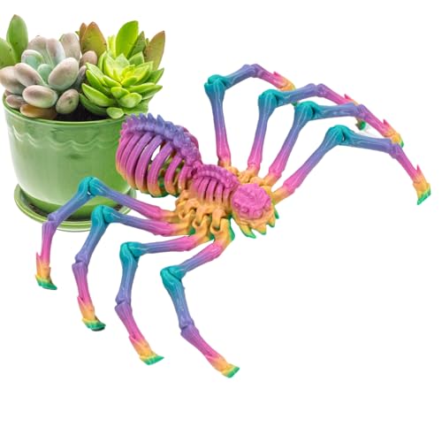 3D-gedrucktes Spinnen-Fidget, 3D-gedruckte Gelenkspinne - Artikulierte gefälschte Spinnenfiguren - Schreibtischspielzeug zum Stressabbau, Schreibtischspielzeug für Erwachsene, bewegliche 3D-Spinne 3D-gedrucktes Spinnen-Fidget, 3D-gedruckte Gelenkspinne - Artikulierte gefälschte Spinnenfiguren - Schreibtischspielzeug zum Stressabbau, Schreibtischspielzeug für Erwachsene, bewegliche 3D-Spinne von Nuytghr