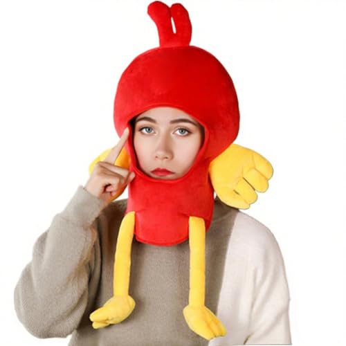 Halloween-Hüte für Damen, Kinder, Plüsch, Halloween, Tier, Cosplay, Kopfbedeckung, Kostüm, Zubehör für Schule, Festival, Maskerade, Ausgehen, Familie, Karneval, Kinder Halloween-Hüte für Damen, Kinder, Plüsch, Halloween, Tier, Cosplay, Kopfbedeckung, Kostüm, Zubehör für Schule, Festival, Maskerade, Ausgehen, Familie, Karneval, Kinder von Nuytghr