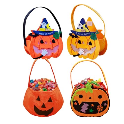 Halloween-Kürbisbeutel für Kinder – Süßigkeitenbeutel aus Vliesstoff – Süßigkeitenbeutel für Süßes oder Saures, Handtaschen, Kürbiskörbe, Handtaschen, Snackkorb, Tasche für Kinder-Kostüme Halloween-Kürbisbeutel für Kinder – Süßigkeitenbeutel aus Vliesstoff – Süßigkeitenbeutel für Süßes oder Saures, Handtaschen, Kürbiskörbe, Handtaschen, Snackkorb, Tasche für Kinder-Kostüme von Nuytghr
