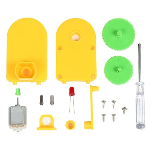 Hand Crank Generator, Building Toy, 3.14 inch, Educational Kit, Experimental Project, Handmade Activity, STEM Learning, ABS Metal Components, for Electronic Parts, Boys Girls von Nuytghr