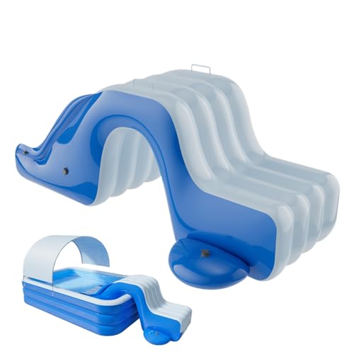 Inflatable Water Slide, Backyard Blow Up Play Center, Fun Outdoor Splash Toy, 68.95x41.37x29.55 Inches, Built in Sprinkler Feature, Easy Design, for Kids Yard Garden Patio Park Use von Nuytghr