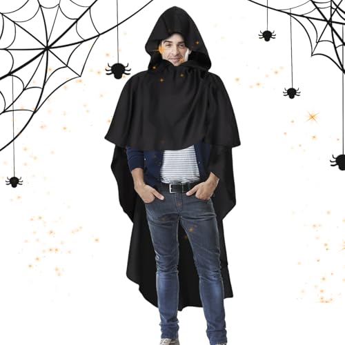 Kapuzenumhang Damen - Vintage Kapuzenmantel | Damen Accessoires für Vampir Cosplay Gothic Festivals Bühnenauftritte Kapuzenumhang Damen - Vintage Kapuzenmantel | Damen Accessoires für Vampir Cosplay Gothic Festivals Bühnenauftritte von Nuytghr