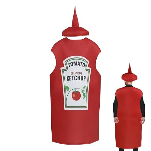 Ketchup Costume, Mustard Cosplay Outfit, Unisex Role Playing Dress, Novelty Props Clothing, Fun Parties Wear, Ideal for Halloween, Men, Adults, Couple Events 440.96 Inch Ketchup Costume, Mustard Cosplay Outfit, Unisex Role Playing Dress, Novelty Props Clothing, Fun Parties Wear, Ideal for Halloween, Men, Adults, Couple Events 440.96 Inch von Nuytghr