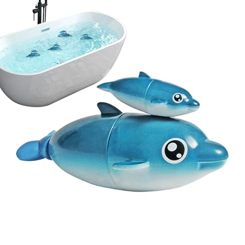 Kid Bath Toys, Automatic Floating Fish Water Game, Assorted Sizes, Interactive Bathtub Toy for Baby Toddler Girls Boys Preschool Early Learning Fun Bathing Activity Entertainment, 140g von Nuytghr