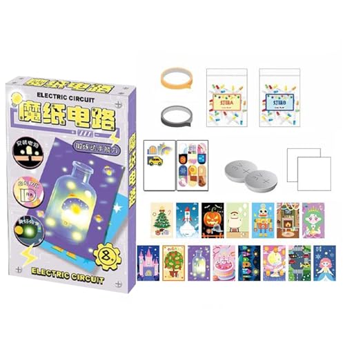 Kids Science Kits, Circuits Experiment Set, Light-Up Greeting Card Creation, Hands-On STEM Learning Activity, Fun Educational Projects for Boy Students, Creative Exploration Tools Kids Science Kits, Circuits Experiment Set, Light-Up Greeting Card Creation, Hands-On STEM Learning Activity, Fun Educational Projects for Boy Students, Creative Exploration Tools von Nuytghr
