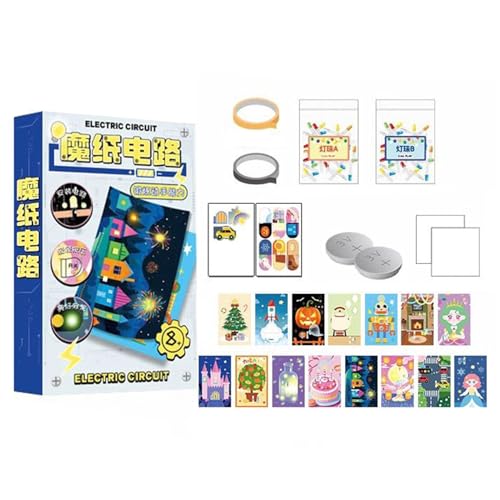 Kids Science Kits, Circuits Experiment Set, Light-Up Greeting Card Creation, Hands-On STEM Learning Activity, Fun Educational Projects for Boy Students, Creative Exploration Tools Kids Science Kits, Circuits Experiment Set, Light-Up Greeting Card Creation, Hands-On STEM Learning Activity, Fun Educational Projects for Boy Students, Creative Exploration Tools von Nuytghr