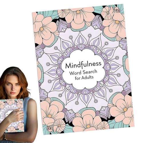 Mindfulness Word Search Puzzle Book, Engaging Word Find Games, Compact Portable Brain Exercise Activity for Adults, Seniors, and Teens, 8.27x11.22 inches Mindfulness Word Search Puzzle Book, Engaging Word Find Games, Compact Portable Brain Exercise Activity for Adults, Seniors, and Teens, 8.27x11.22 inches von Nuytghr