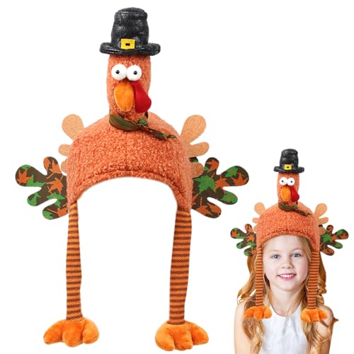 Nuytghr Christmas Chicken Leg Hat, Plush Turkey Hat Costume 9.45x5.51x4.72 inches, Creative Cartoon Party Cap, Funny Holiday Headwear for Family Events Autumn Winter Celebrations Nuytghr Christmas Chicken Leg Hat, Plush Turkey Hat Costume 9.45x5.51x4.72 inches, Creative Cartoon Party Cap, Funny Holiday Headwear for Family Events Autumn Winter Celebrations von Nuytghr