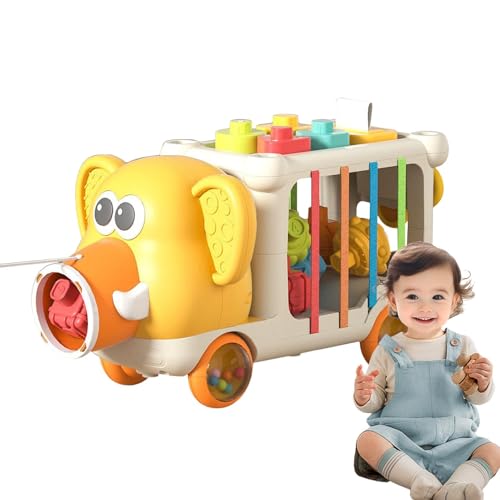 Nuytghr Elephant Truck Toys, Colorful Developmental Playset, Interactive Learning Activity, 31x18x20cm, Engaging Travel Game, Ideal for Preschool Education, Boys, Girls, Early Skill Development Nuytghr Elephant Truck Toys, Colorful Developmental Playset, Interactive Learning Activity, 31x18x20cm, Engaging Travel Game, Ideal for Preschool Education, Boys, Girls, Early Skill Development von Nuytghr